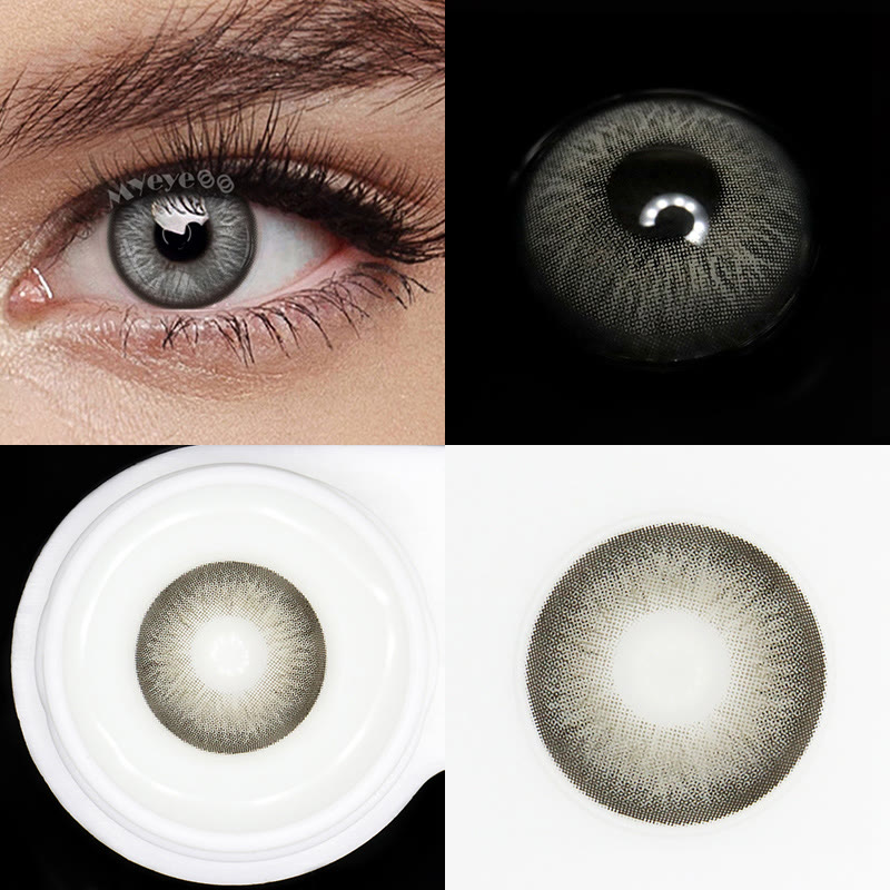 MYEYEBB Barbie Taylor Grey Prescription Colored Contact Lenses
