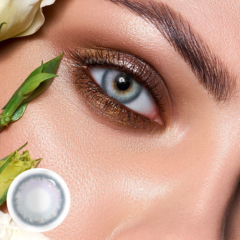MYEYEBB Urban Blue Pink Prescription Colored Contact Lenses - image 7
