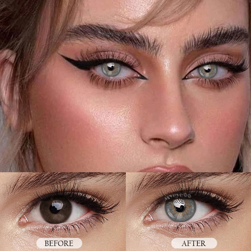 MYEYEBB Crush Grey Prescription Colored Contact Lenses丨Monthly - image 12