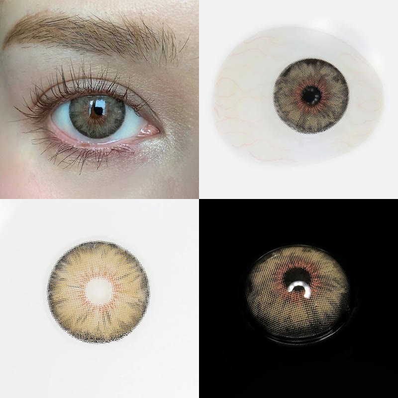 MYEYEBB Tiny Iris Brown Small Pupil Colored Contact Lenses - image 3