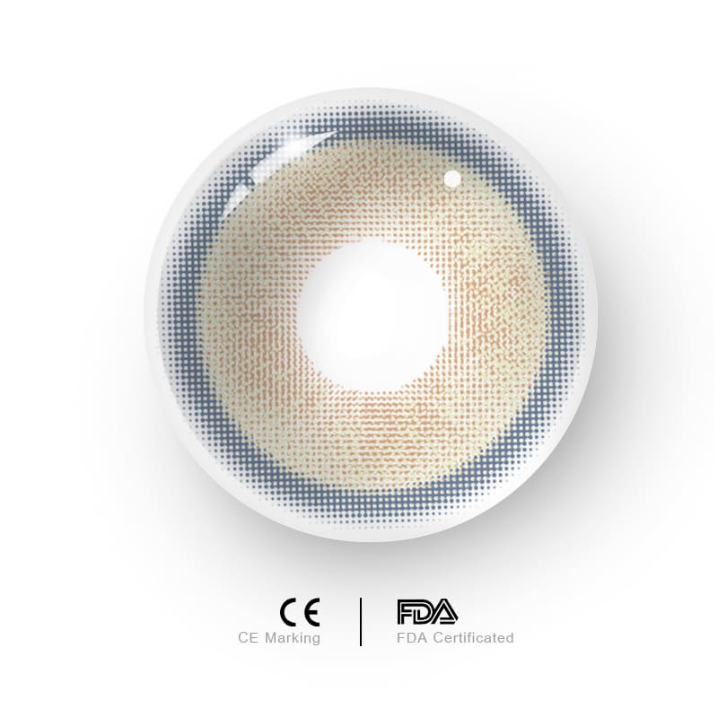 MYEYEBB Genshin Moon Brown Prescription Colored Contact Lenses - image 7