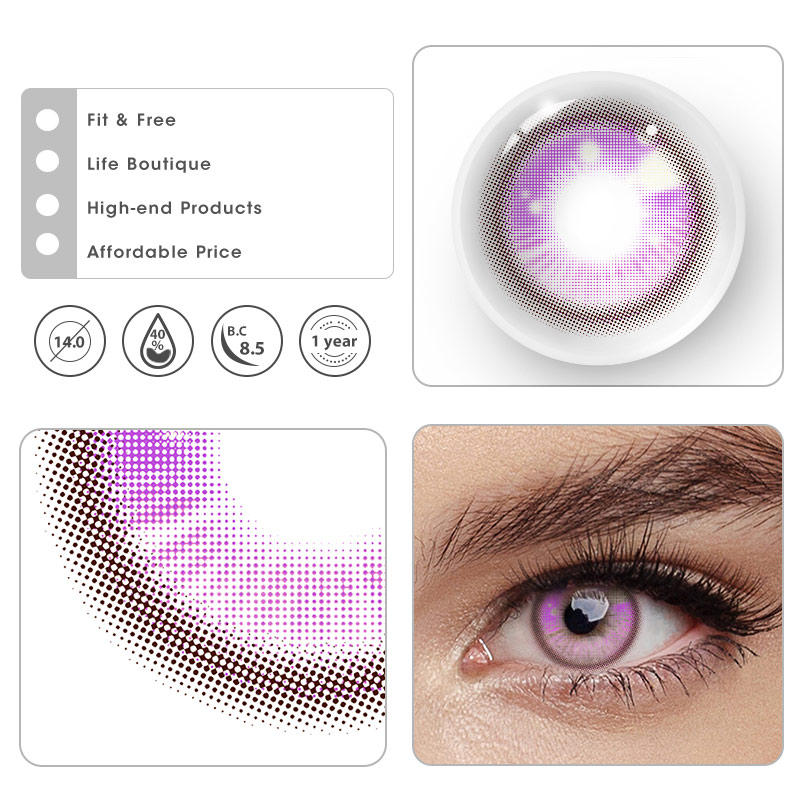 MYEYEBB Kranya Violet Prescription Cosplay Colored Contact Lenses-MYEYEBB
