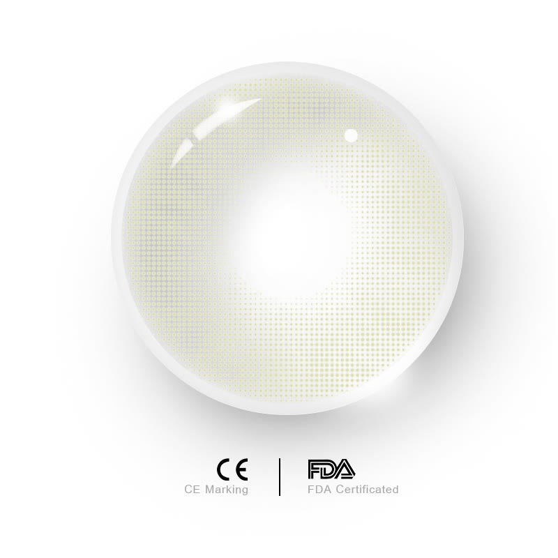 MYEYEBB Aurora Crystal Grey Men Colored Contact Lenses-MYEYEBB