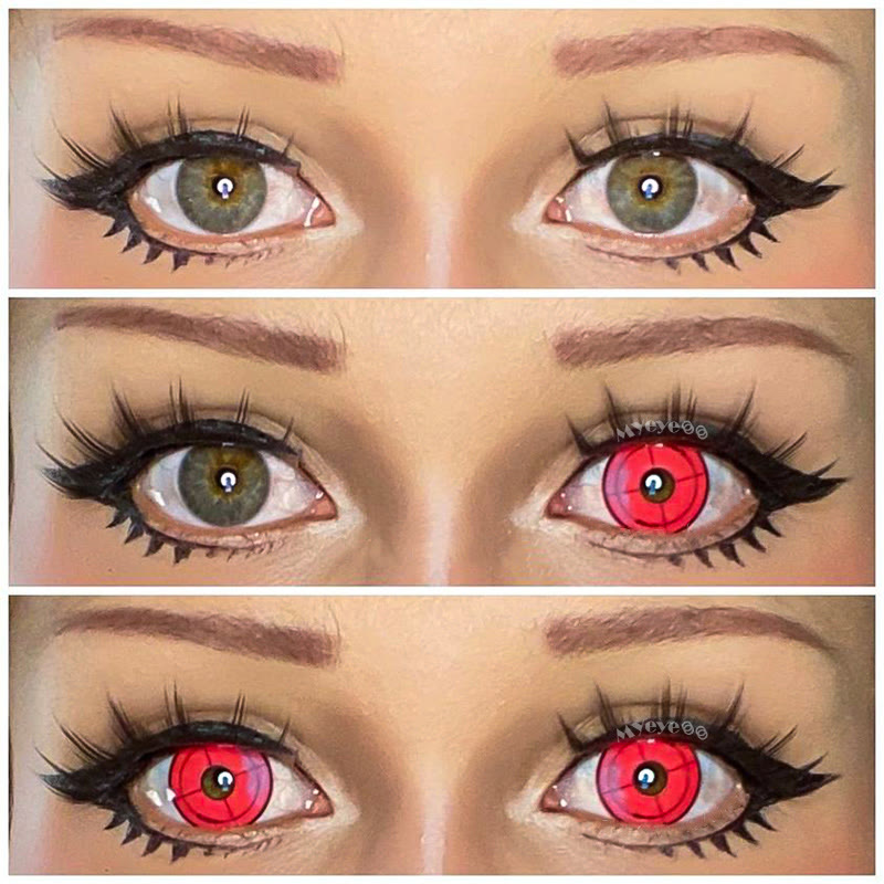MYEYEBB Red Violet Cosplay Colored Contact Lenses-MYEYEBB
