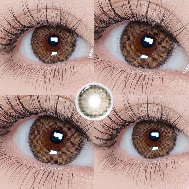 MYEYEBB Gem Tequila Brown Prescription Colored Contact Lenses - image 4