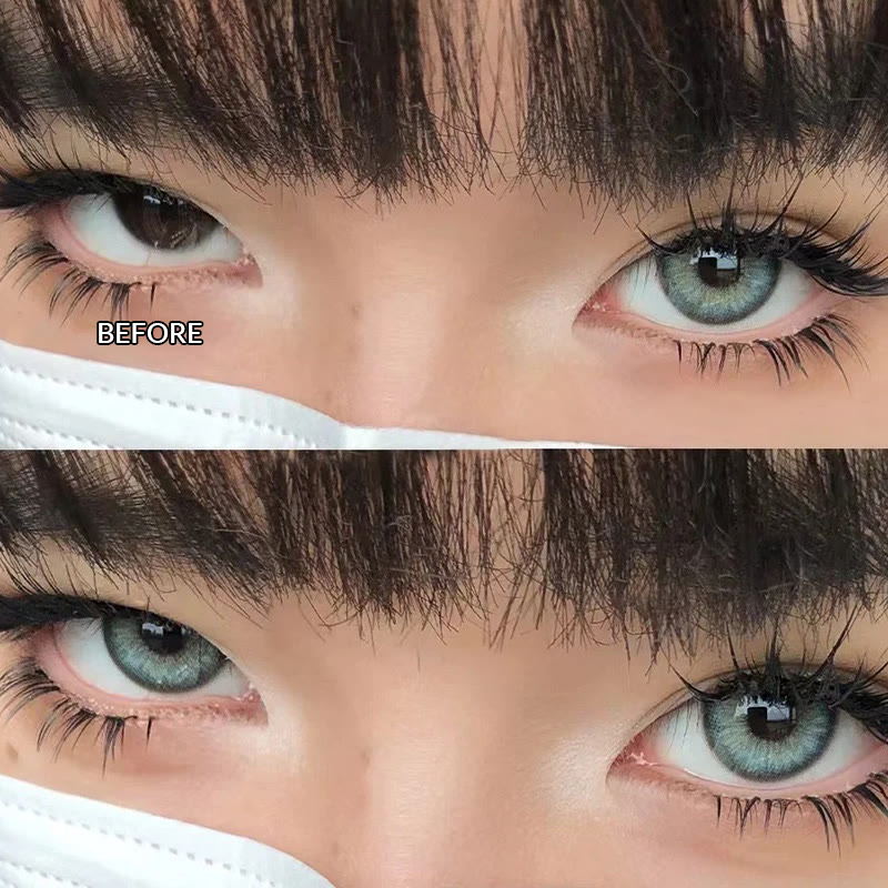 MYEYEBB Horizon Green Prescription Colored Contact Lenses - image 3