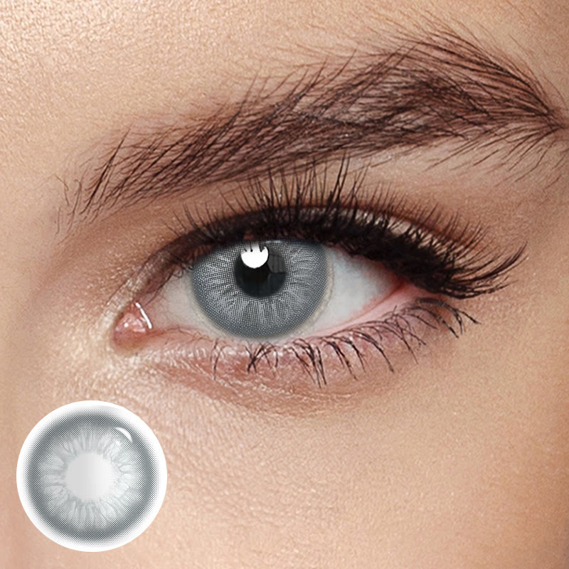 MYEYEBB Unspoken Mirage Grey Prescription Colored Contact Lenses-MYEYEBB