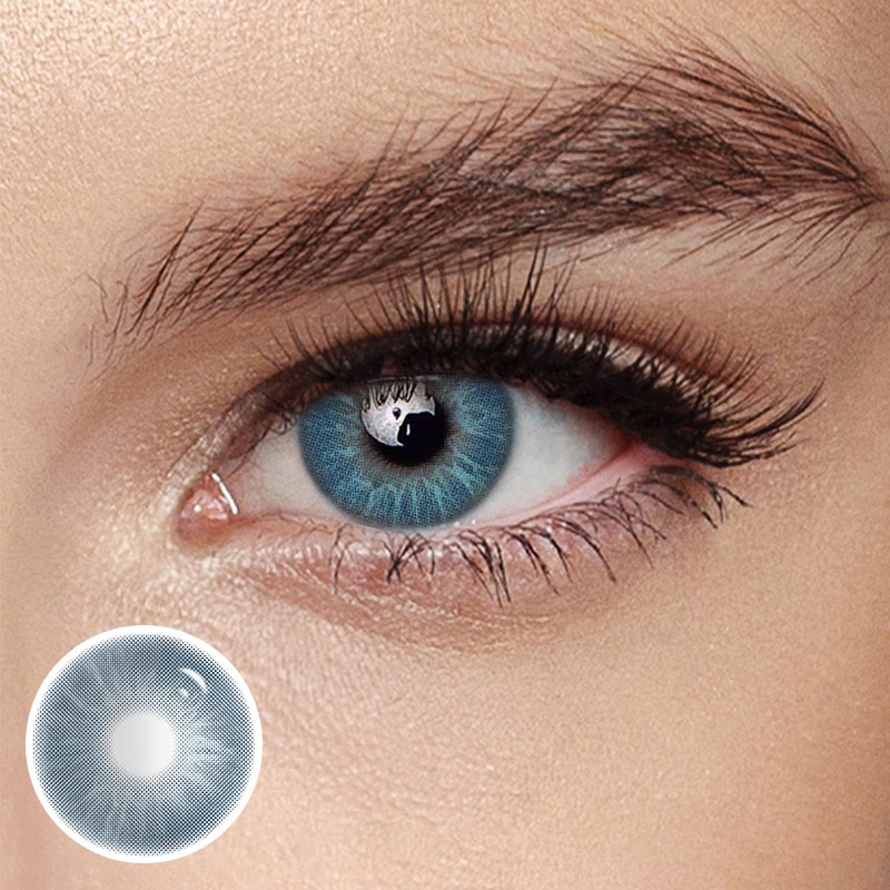 MYEYEBB Eros Blue Prescription Colored Contact Lenses-MYEYEBB
