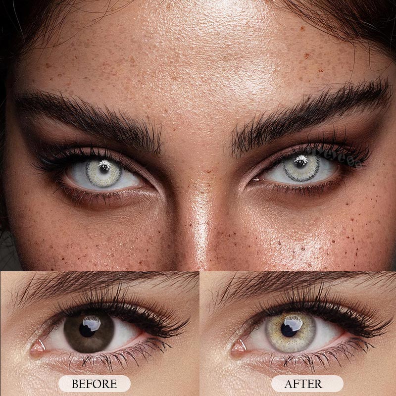 MYEYEBB Moonbeam I Grey Prescription Colored Contact Lenses - image 3