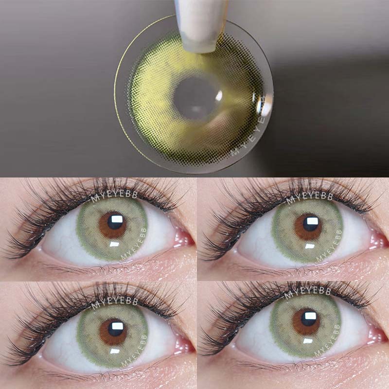 MYEYEBB Silvana Green Prescription Colored Contact Lenses - image 8