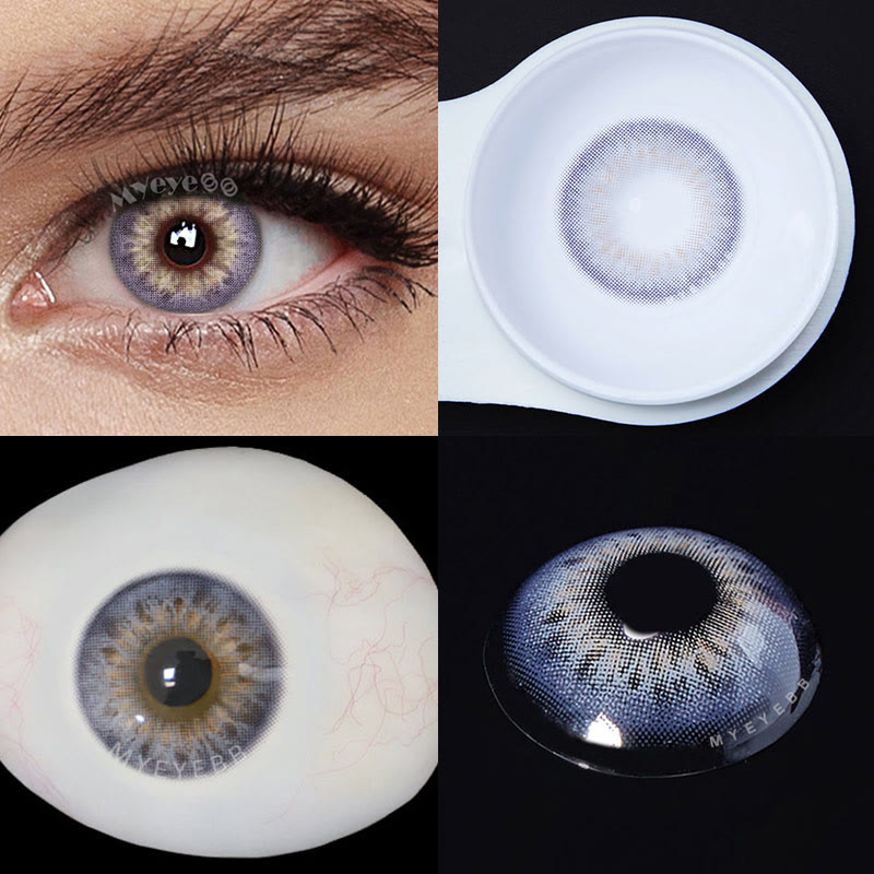 MYEYEBB DNA II Violet Prescription Colored Contact Lenses - image 5