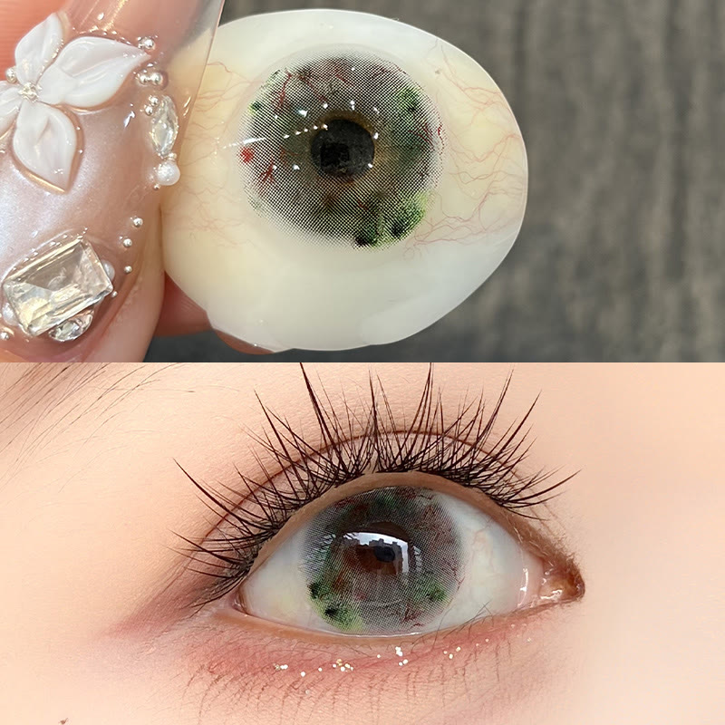 MYEYEBB Rotten Soul Green Cosplay Colored Contact Lenses丨1 Day