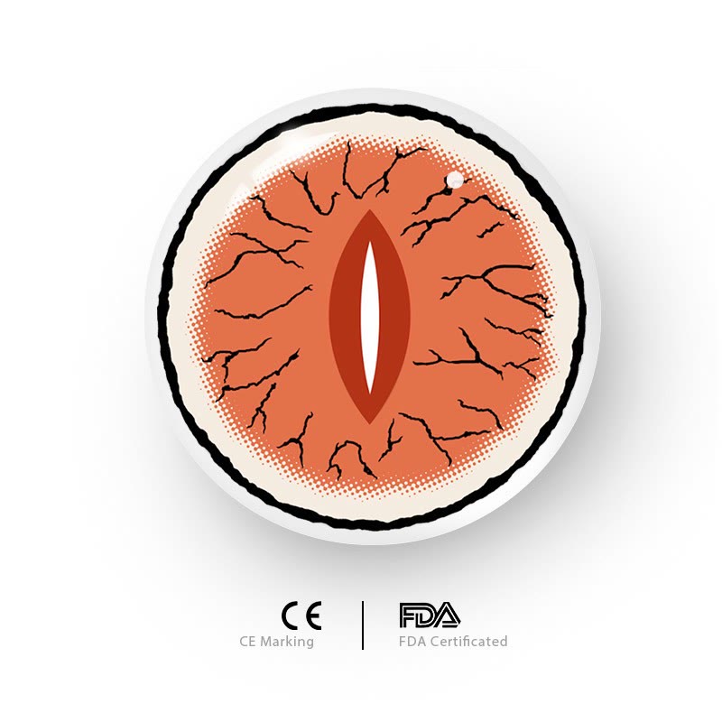 MYEYEBB Blind Kibutsuji Muzan Cosplay Colored Contact Lenses - image 3