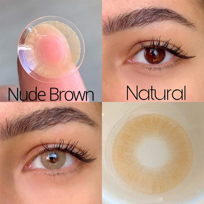 MYEYEBB Aurora Brown Prescription Colored Contact Lenses - image 5