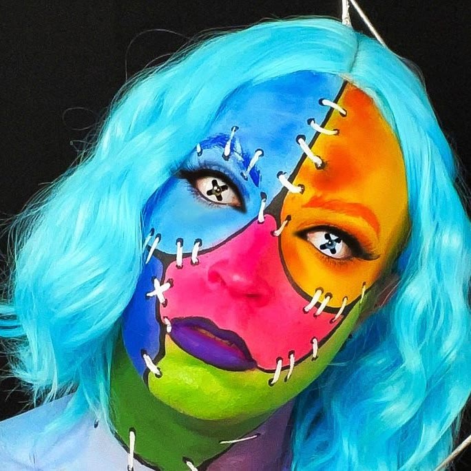 MYEYEBB Black Cross Cosplay Colored Contact Lenses-MYEYEBB