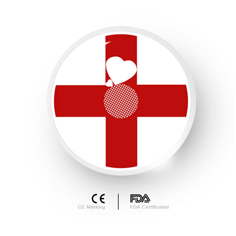 MYEYEBB Blind Red Cross Cosplay Colored Contact Lenses-MYEYEBB