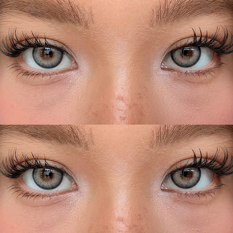 MYEYEBB Foxy Dark Grey Colored Contact Lenses