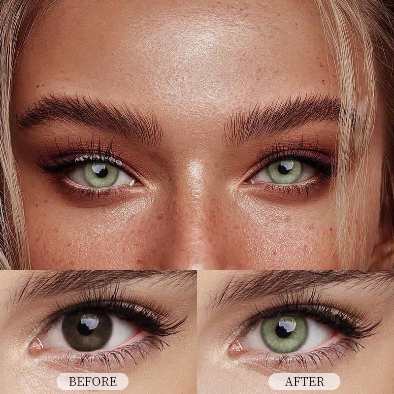 MYEYEBB Jiggle Ring Green Prescription Colored Contact Lenses - image 4