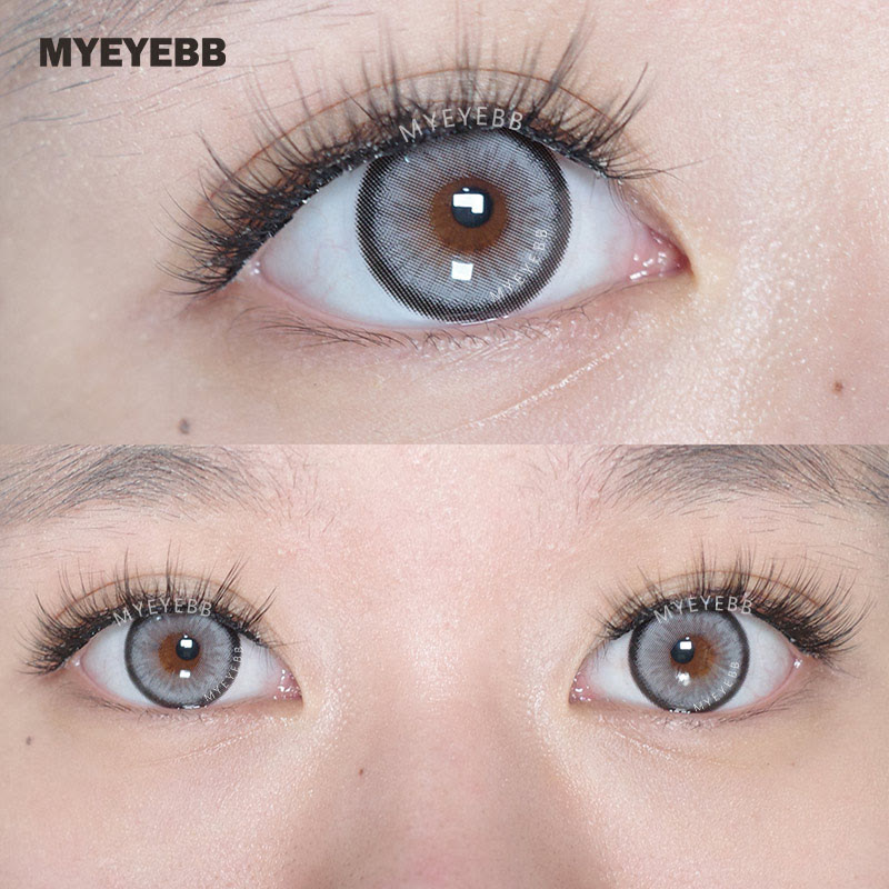 MYEYEBB Norko Grey Prescription Colored Contact Lenses - image 7