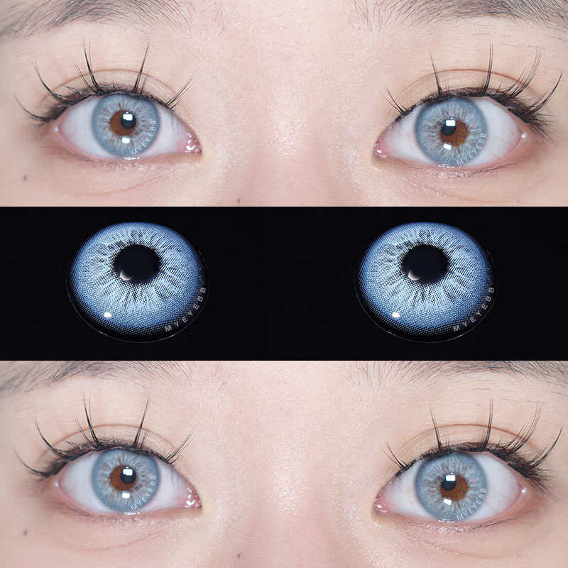 MYEYEBB Unspoken Mirage Blue Prescription Colored Contact Lenses - image 8