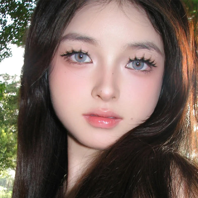 MYEYEBB Bubble Grey Prescription Colored Contact Lenses - image 4
