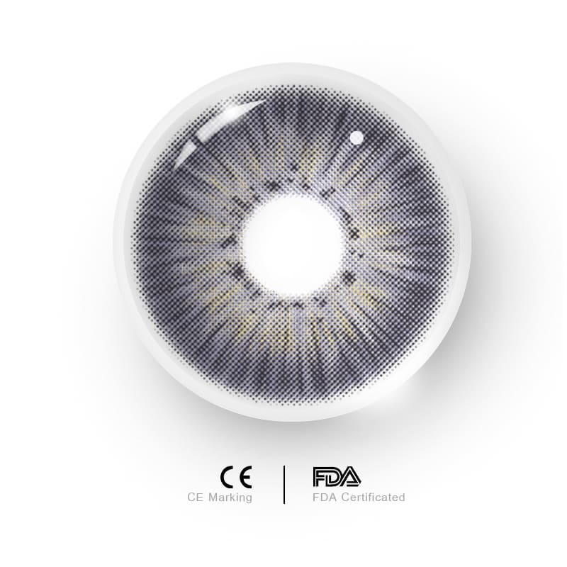 MYEYEBB New York III Violet Prescription Colored Contact Lenses-MYEYEBB