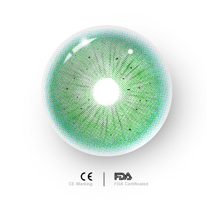 MYEYEBB Serpent Green Prescrition Cosplay Colored Contact Lenses - image 10