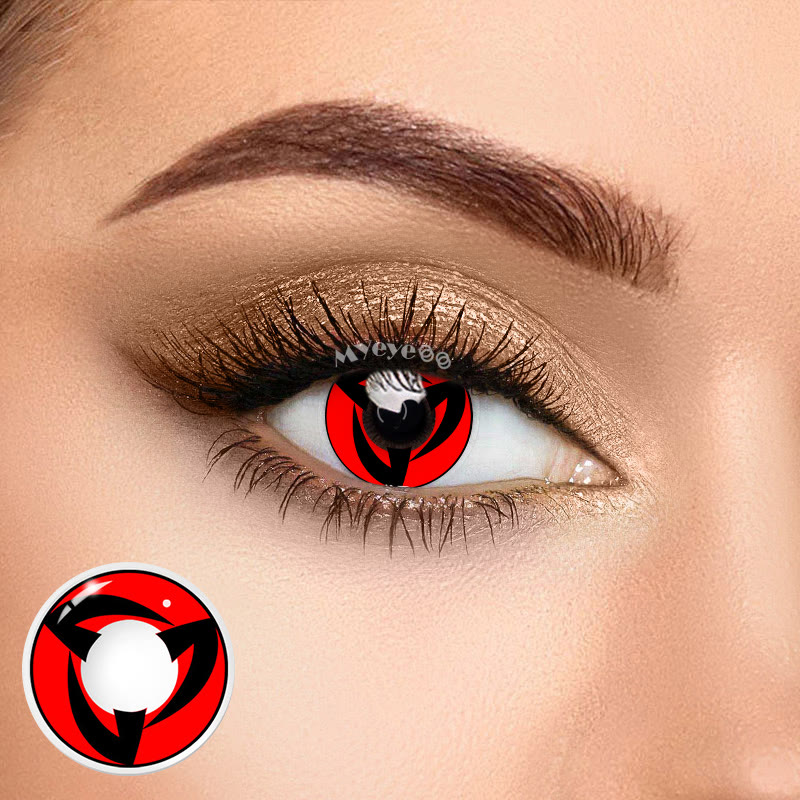 MYEYEBB Mangekyo Cosplay Colored Contact Lenses-MYEYEBB