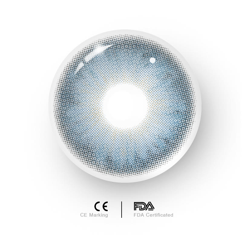 MYEYEBB Arctic Blue Prescription Colored Contact Lenses丨Monthly - image 8