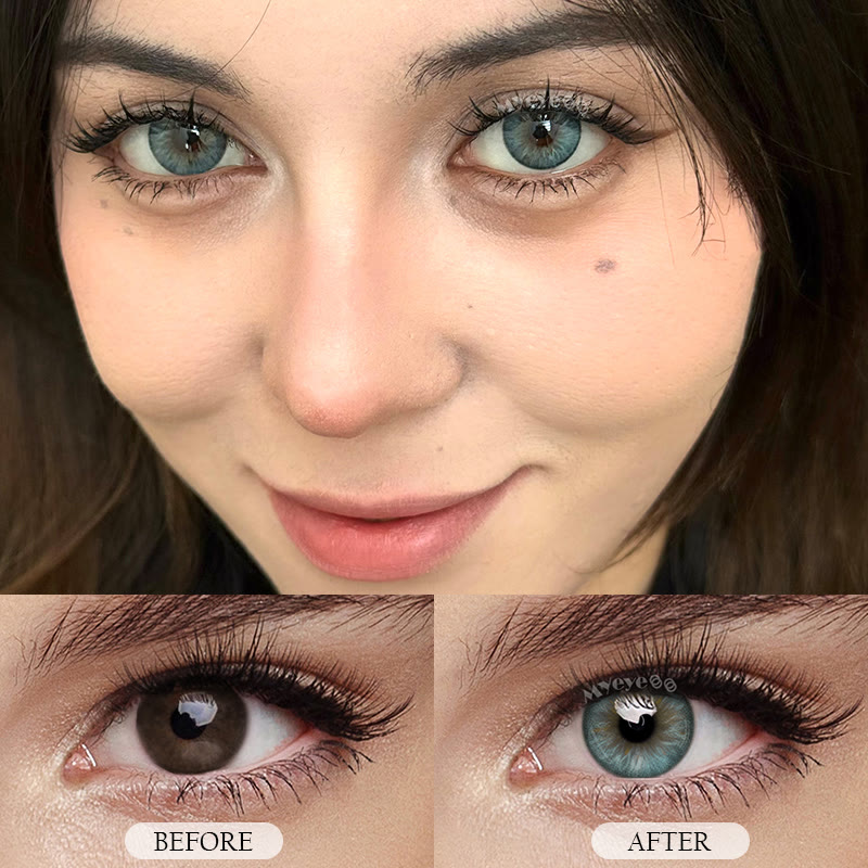 MYEYEBB Coastal Blue Colored Contact Lenses - image 4