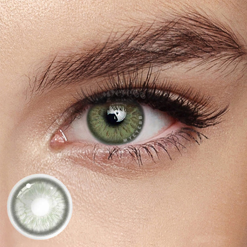 MYEYEBB Nordic DNA Green Colored Contact Lenses-MYEYEBB