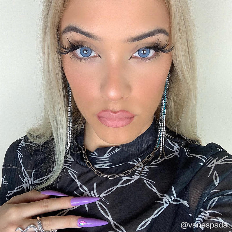MYEYEBB Silvana Blue Prescription Colored Contact Lenses - image 3