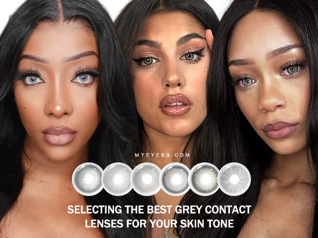 Selecting the Best Grey Contact Lenses for Your Skin Tone
