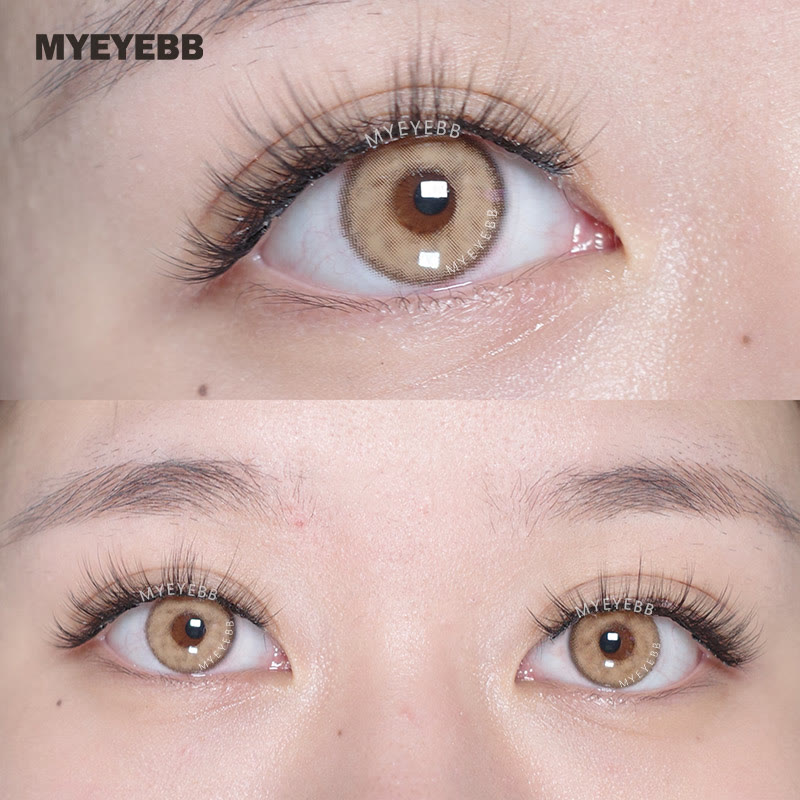 MYEYEBB Silvana Brown Prescription Colored Contact Lenses - image 3