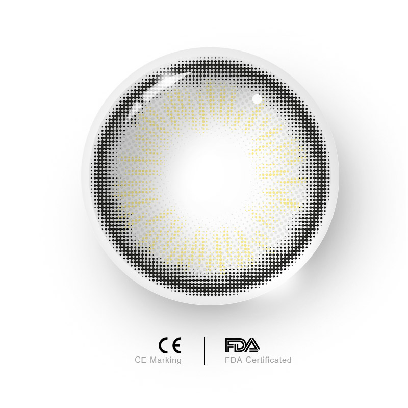 MYEYEBB Nowhere S7 Grey Prescription Colored Contact Lenses - image 7