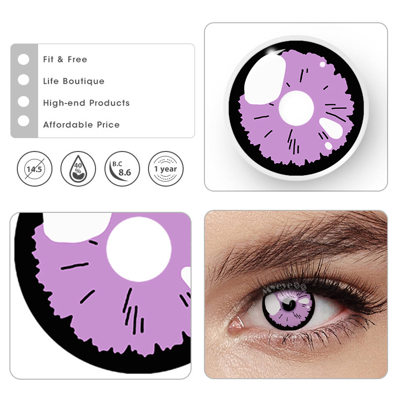 MYEYEBB Shizuku Purple Cosplay Colored Contact Lenses-MYEYEBB