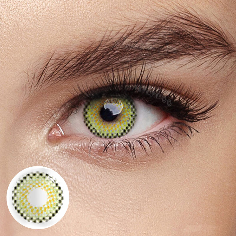 MYEYEBB Siren Green Prescription Colored Contact Lenses - image 5