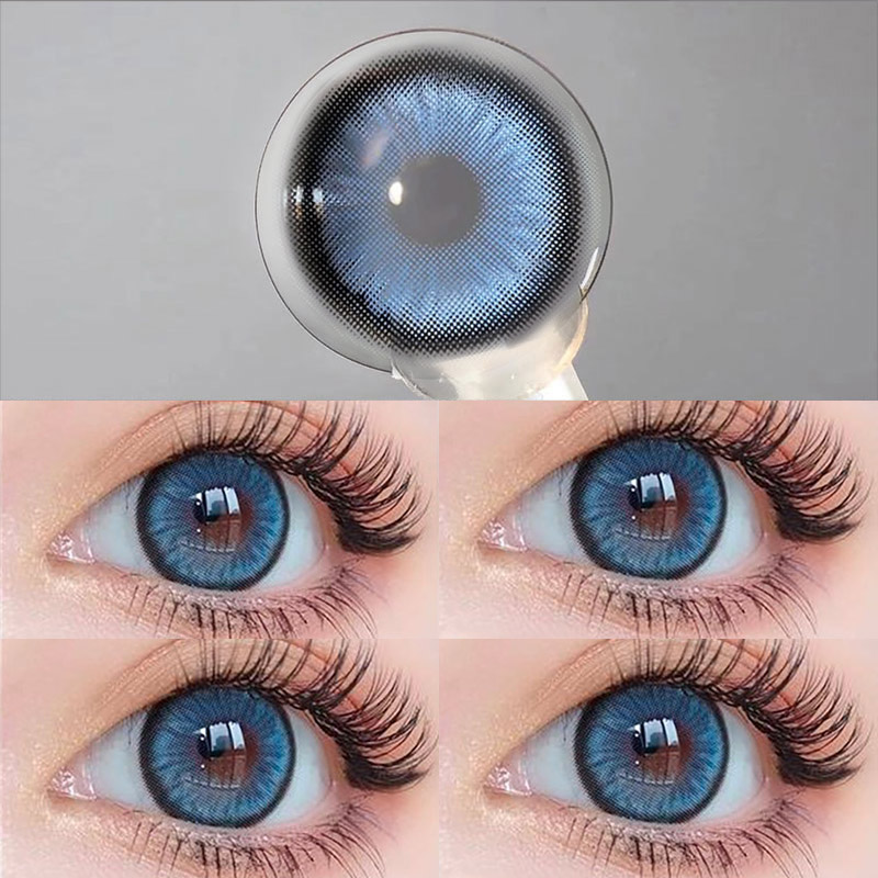 MYEYEBB Norko Blue Prescription Colored Contact Lenses-MYEYEBB