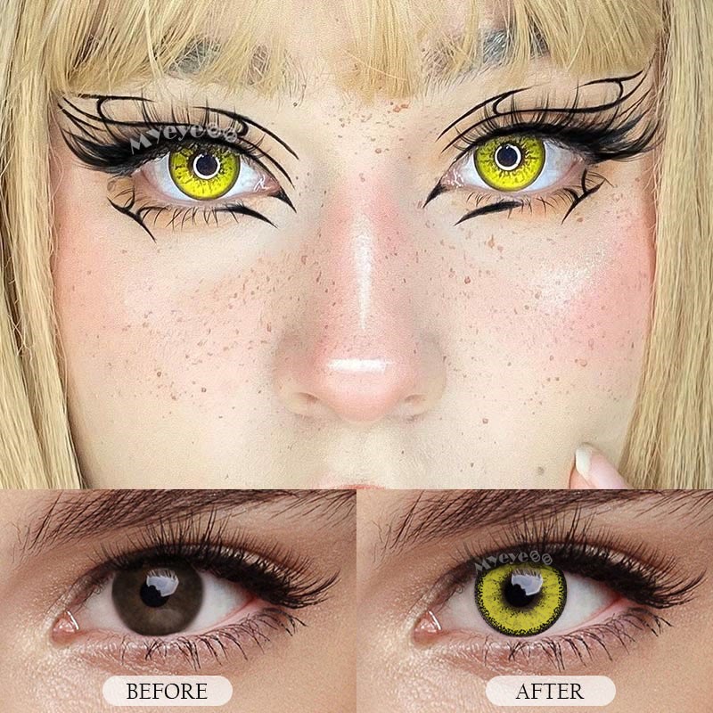 MYEYEBB Snow Cosplay Colored Contact Lenses - image 4