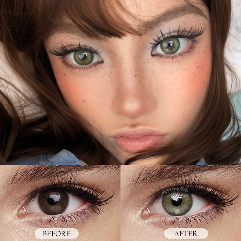 MYEYEBB Coastal Grey Colored Contact Lenses | 6 Months - image 4