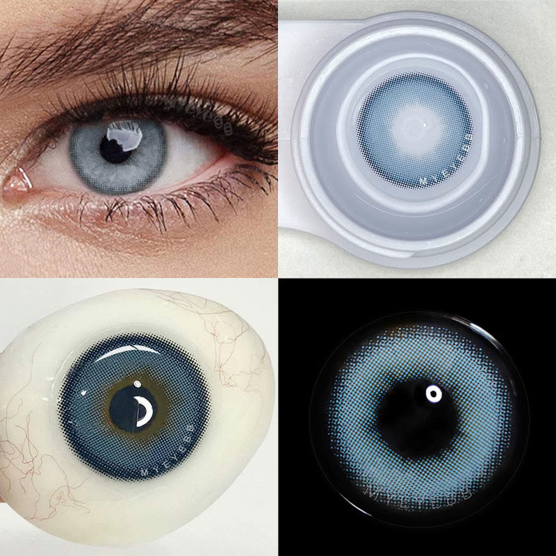 MYEYEBB Jiggle Ring Blue Prescription Colored Contact Lenses - image 3