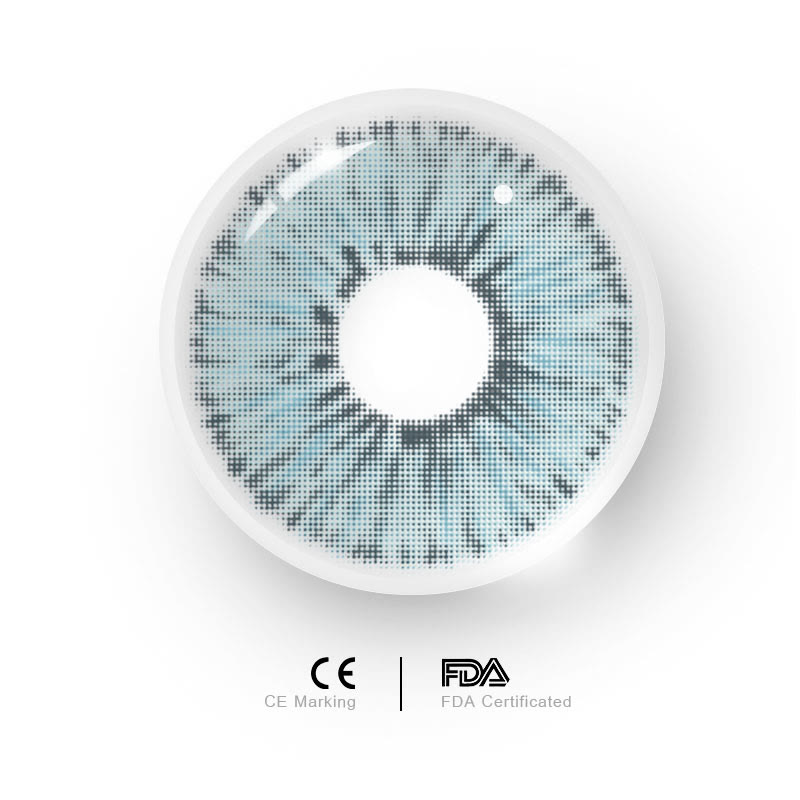 MYEYEBB Van Gogh Blue Prescription Colored Contact Lenses - image 6