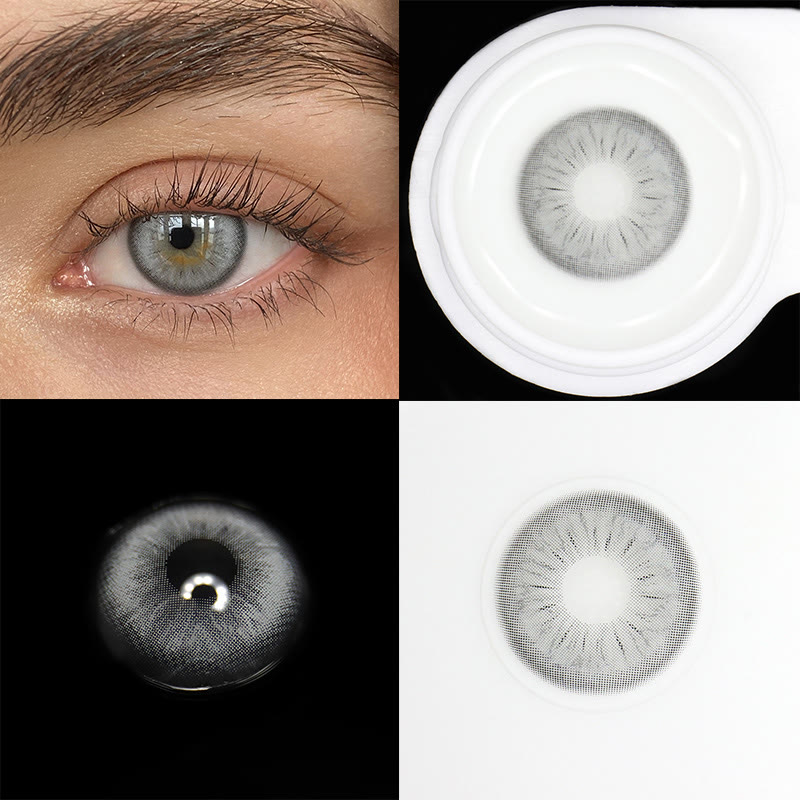 MYEYEBB Glacier Ash Grey Colored Contact Lenses