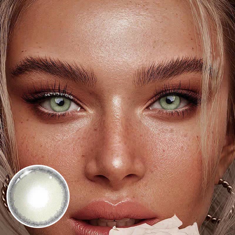 MYEYEBB Jiggle Ring Green Prescription Colored Contact Lenses - image 2