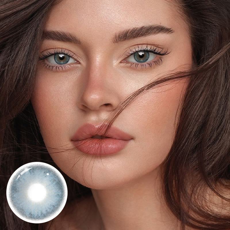 MYEYEBB Arctic Blue Prescription Colored Contact Lenses丨Monthly - image 5