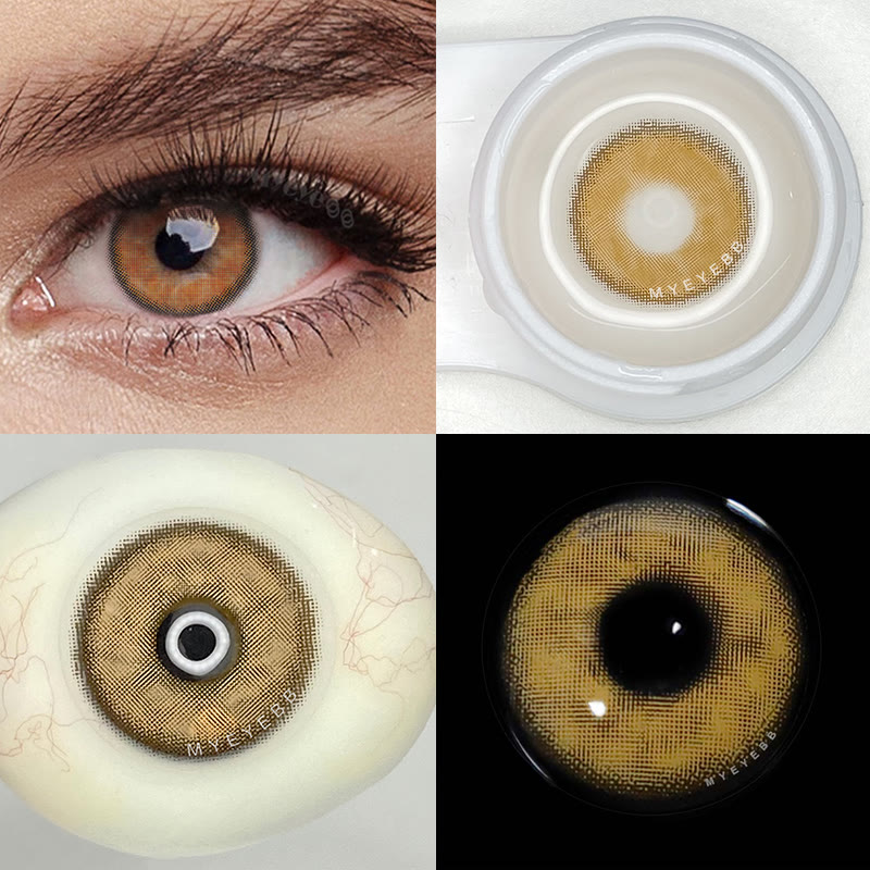 MYEYEBB Silvana Brown Prescription Colored Contact Lenses - image 5