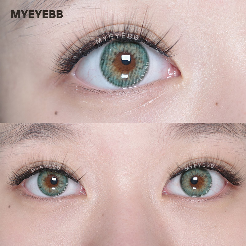 MYEYEBB Aegean Sea II Green Prescription Colored Contact Lenses - image 8