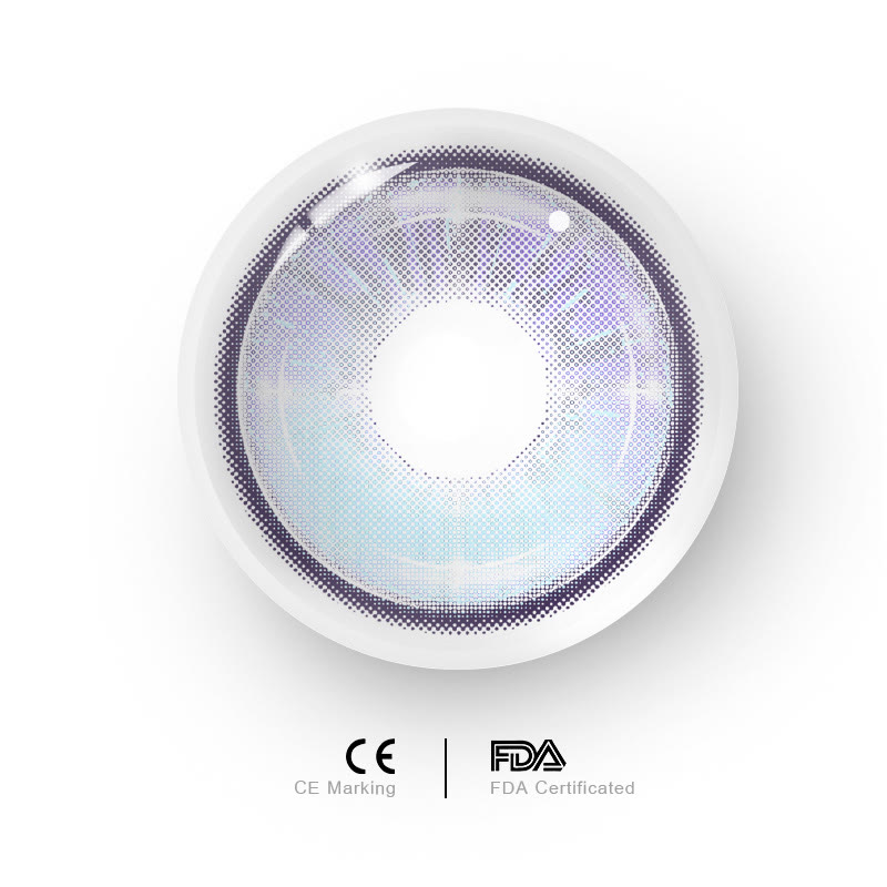 MYEYEBB Vista Violet Prescription Colored Contact Lenses - image 5