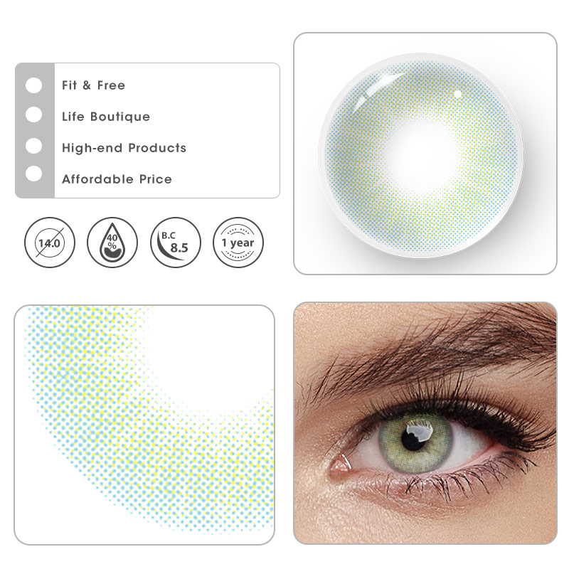 MYEYEBB Hidrocor II Topazio Colored Contact Lenses - image 3