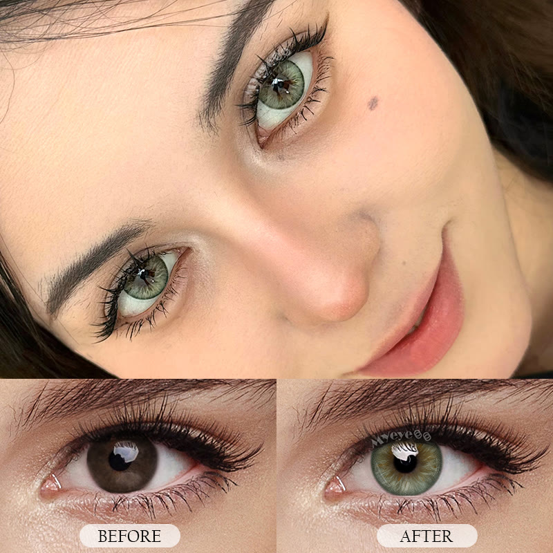 MYEYEBB Coastal Green Colored Contact Lenses - image 4